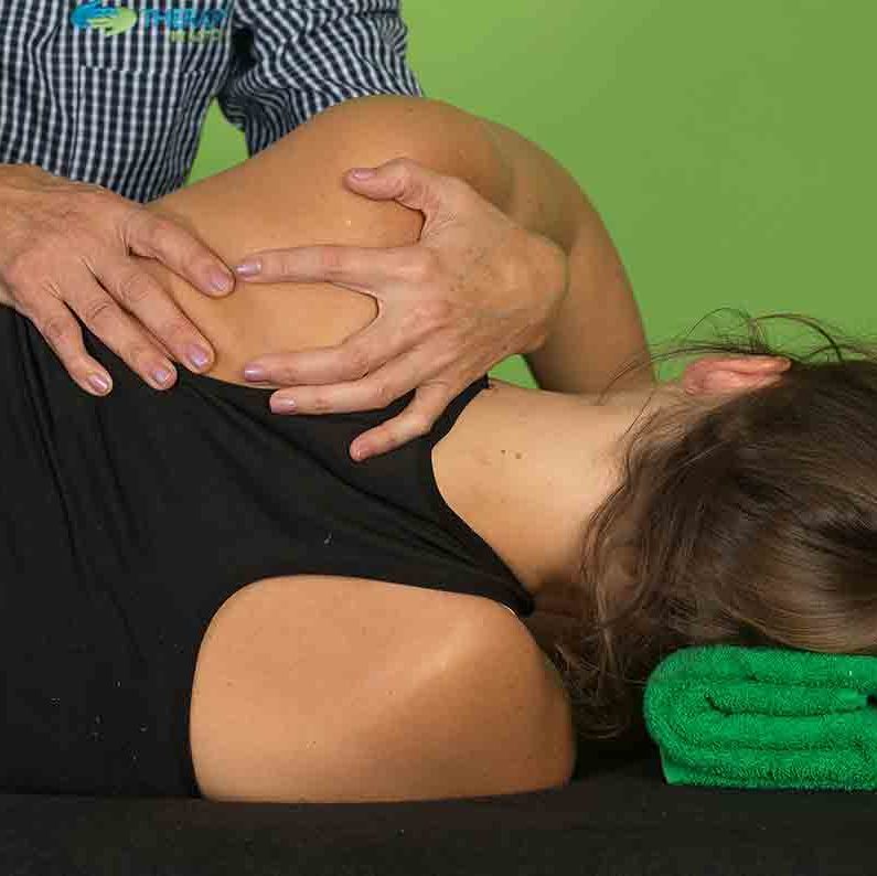 HANDS-ON THERAPY: Massage, specific soft tissue mobilisation and joint mobilisations are used to modify pain and facilitate good movement quality and awareness